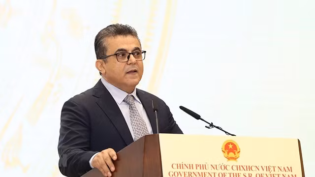 L’ambassadeur palestinien au Vietnam, Saadi Salama. Photo : VNA