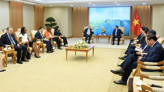 Une vue générale de la rencontre. Photo : Trân Hai/NDEL.