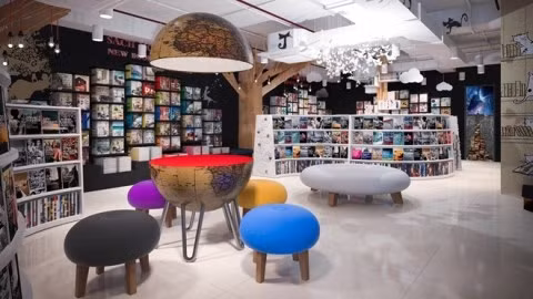 Un espace de lecture. Photo: NDEL.