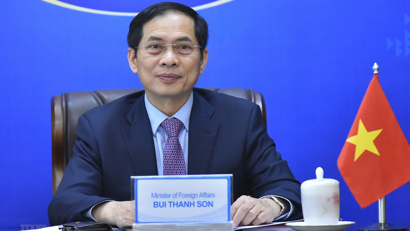 Le ministre des Affaires étrangères, Bui Thanh Son. Photo: VNA