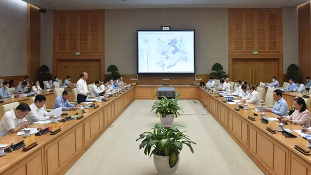Panorama de la séance de travail. Photo : Trân Hai/NDEL.