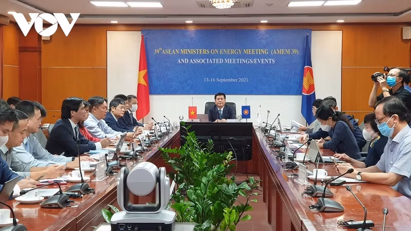 Ouverture de la 39e conférence des ministres de l’Énergie de l’ASEAN. Photo: VOV