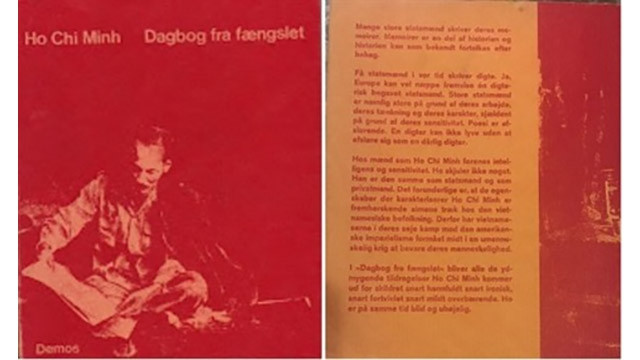 La première et la quatrième couvertures du livre +Dagbog fra fængslet+, du traducteur Vagn Søndergård. Photo : TL/CVN.