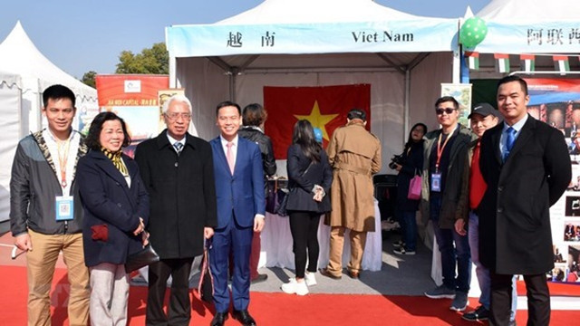 Le stand vietnamien à l’événement. Photo : VNA.