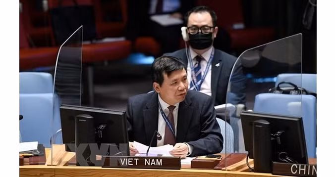 L'ambassadeur Dang Dinh Quy, représentant permanent du Vietnam auprès de l'ONU. Photo : VNA.