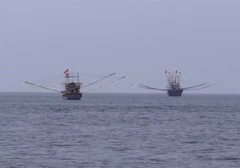 Des bateaux de pêche à Quang Tri (Centre). Photo: VNA.