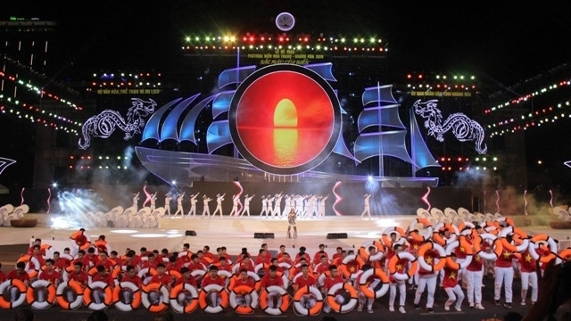 Cérémonie de clôture du Festival maritime Nha Trang-Khanh Hoa 2019. Photo : VNA.