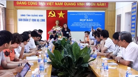 La vue générale de la conf érence de presse. Photo: NDEL.