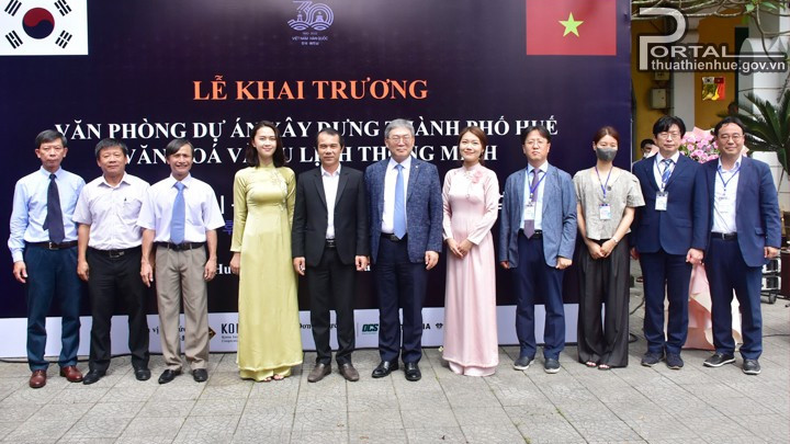 Cérémonie d’inauguration du bureau du projet de KOICA dans la ville de Huê (au Centre du Vietnam). Photo : thoidai.com.vn.