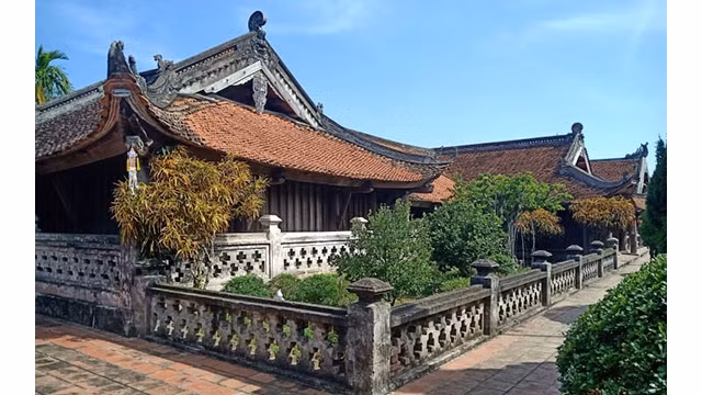 Pagode Keo à Thai Binh. Photo : NDEL.