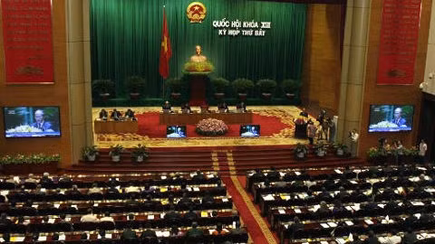 La 7e session de l'Assemblée nationale, XIIIe législature. Photo: VOV