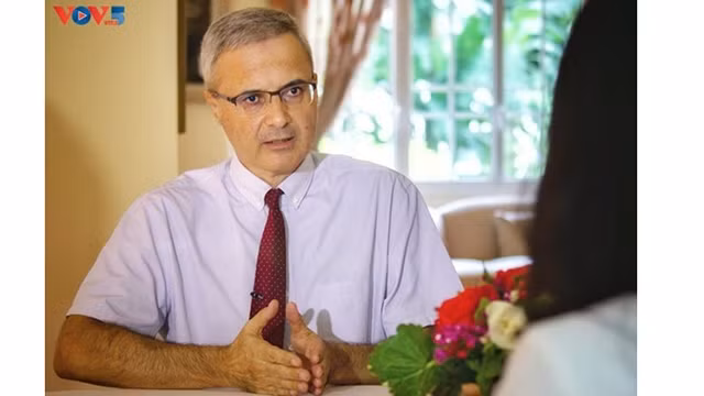 L’ambassadeur de France au Vietnam, Nicolas Warnery,. Photo : VOV.