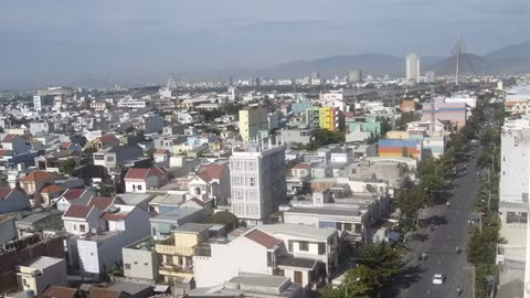 Une partie de la ville de Dà Nang (Centre). Photo: Van Anh/NDEL.