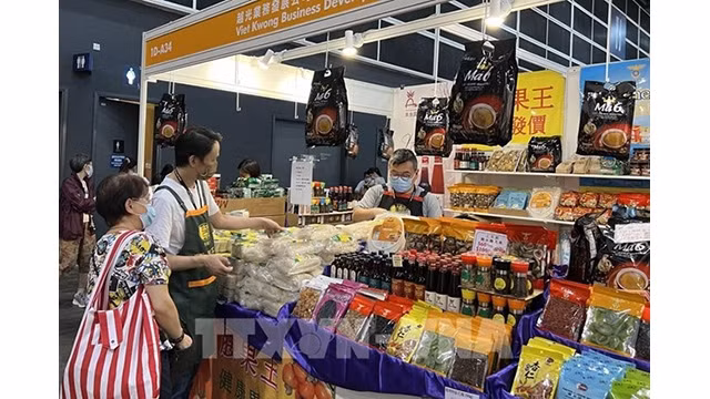 Un stand de la société Viet Kwong. Photo : VNA.