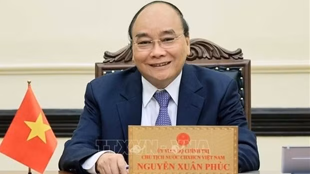 Le Président du Vietnam, Nguyên Xuân Phuc. Photo : VNA.