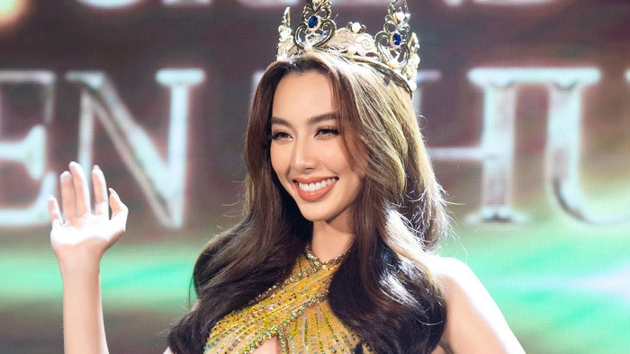 La beauté Nguyên Thuc Thuy Tiên. Photo : VNA.