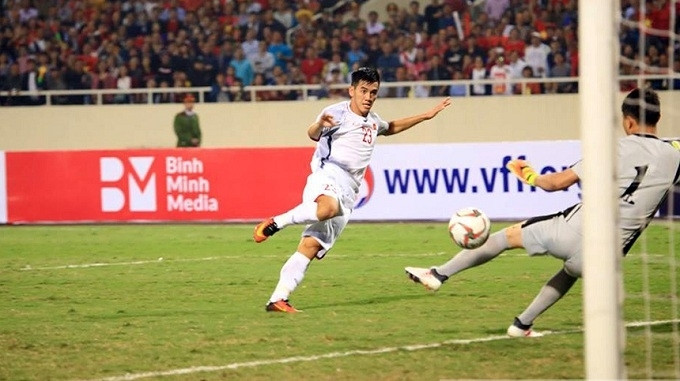 Le Vietnam a un match nul avec la République populaire démocratique de Corée. Photo : thethao247.vn.