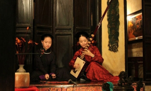 Une scène de Ca tru. Photo : Nhân Dân