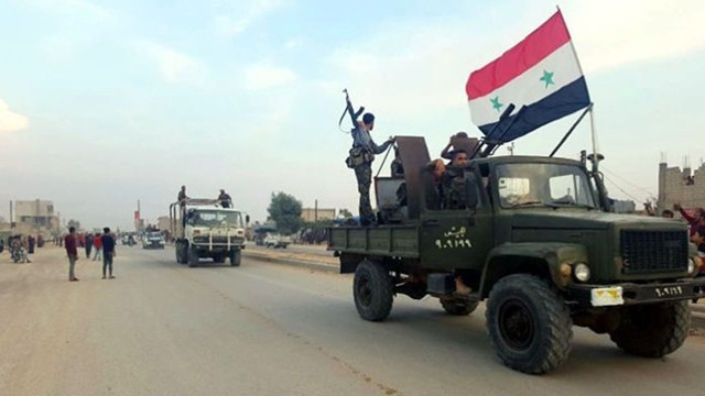 Les troupes syriennes sont entrées dans la zone frontalière limitrophe avec la Turquie. Photo : MbS News.