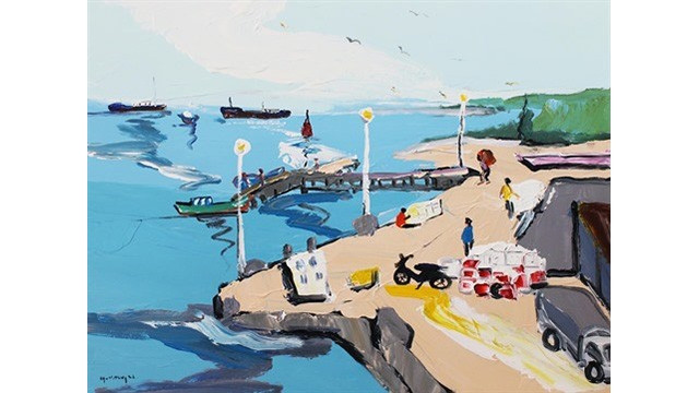 Une œuvre du peintre Nguyên Van Tùng. Photo : CVN.