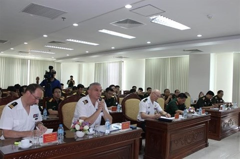 Atelier sur les hôpitaux de campagne de niveau 2 pour les opérations onusiennes de maintien de la paix, le 6 juin à Hanoi. Photo: QDND.