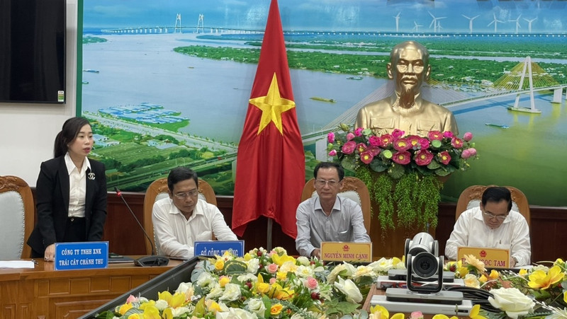 Une vue générale de la séance de travail. Photo: congthuong.vn