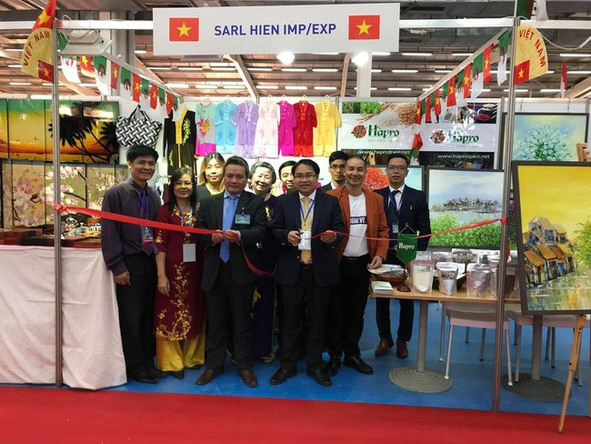 Ouverture du stand vietnamien à la FIA 2018. Photo : VTV.
