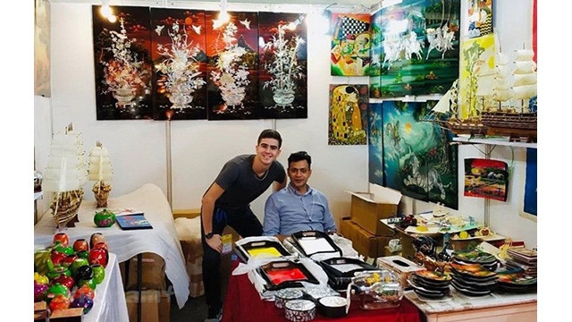 Le stand vietnamien à la foire commerciale internationale indienne (IIMTF) 2019. Photo: VNA