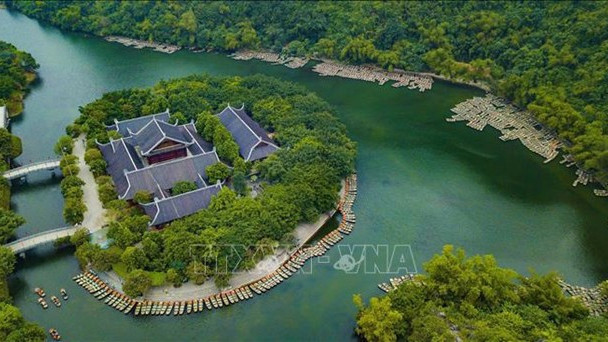 Le complexe paysager de Tràng An dans la province de Ninh Binh. Photo : VNA.