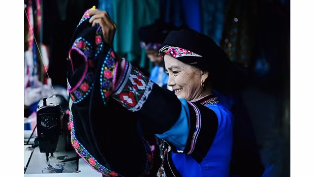 Les costumes des femmes Bô Y. Photo : Journal Thoi Dai.