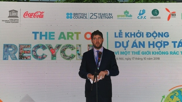 Le représentant en chef du bureau de l'UNESCO à Hanoi, Michael Croft. Photo : petrotimes.vn.