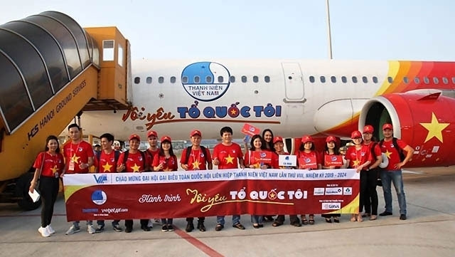 Les jeunes participants à l’itinéraire « J’aime ma Patrie » 2019. Photo : NDEL. 
