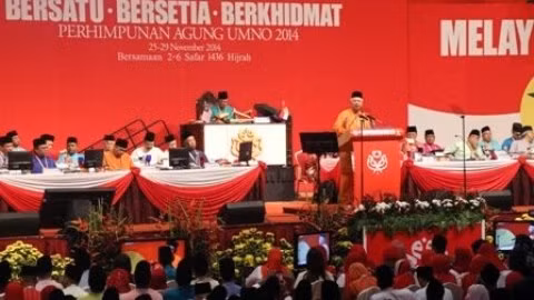 Le 68e Congrès de l'UMNO a lieu du 24 au 28 novembre à Kuala Lumpur, en Malaisie. Photo: baotintuc.