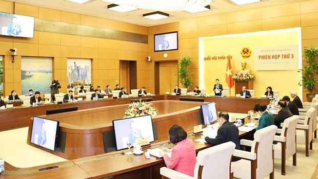 La 3e réunion du Conseil électoral national. Photo : VNA.