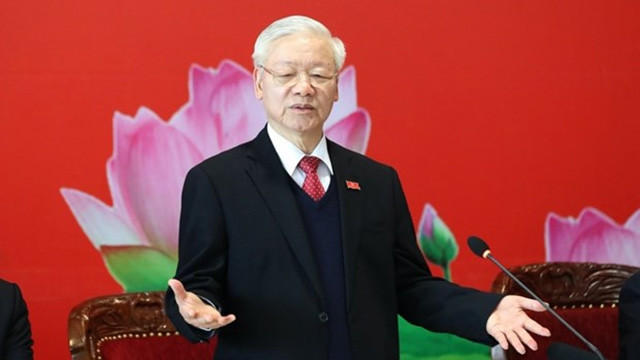 Le Secrétaire général du Parti communiste du Vietnam, Nguyên Phu Trong. Photo : VNA.