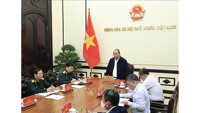Le Président Nguyên Xuân Phuc. Photo : VNA.