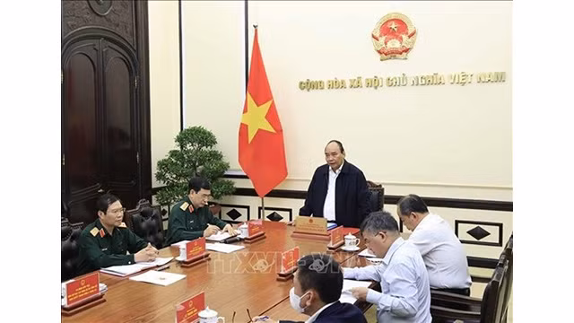 Le Président Nguyên Xuân Phuc. Photo : VNA.