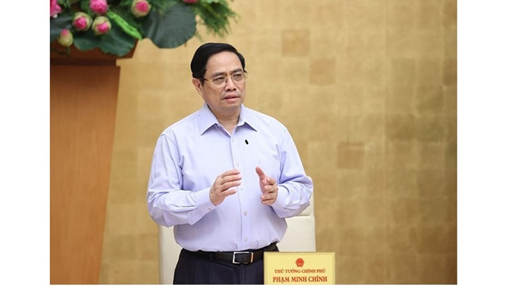 Le Premier ministre Pham Minh Chinh. Photo : VNA.