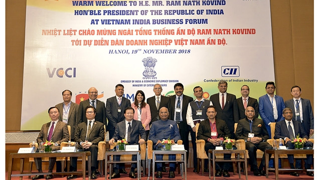 Forum des entreprises indo-vietnamiennes, le 19 novembre à Hanoi. Photo : VGP.