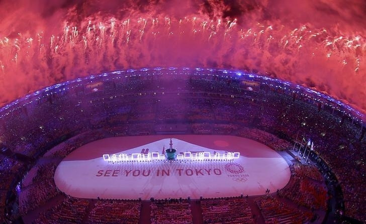 Cérémonie de clôture des Jeux olympiques de Rio 2016. Photo: Reuters. 