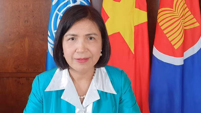 L’ambassadrice vietnamienne, Lê Thi Tuyêt Mai. Photo : BQT.