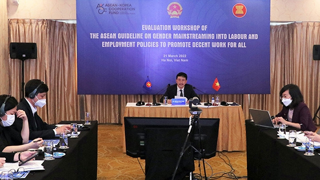 Le représentant de la partie vietnamienne. Photo : Molisa