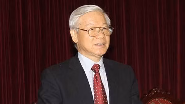 Le Secrétaire général du PCV, Nguyên Phu Trong. Photo: VNA.