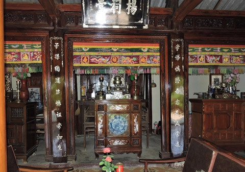 Une des maisons anciennes sur l’île de Ly Son. Photo: vtc.vn.
