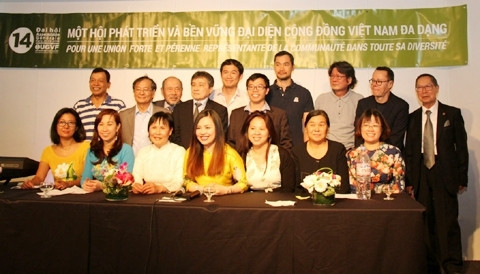 Le nouveau Comité exécutif de l’Union générale des Vietnamiens de France.