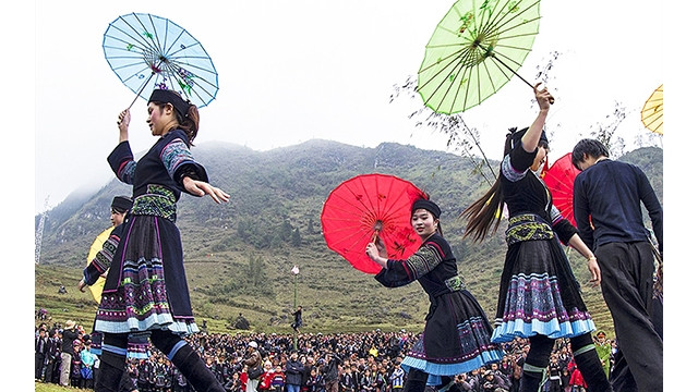 La fête du marché de Khâu Vai en 2022 reprendra officiellement après une interruption de 2 ans en raison de l'épidémie de Covid-19. Photo : NDEL.