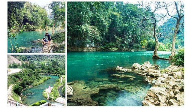 Le ruisseau Lénine - un beau ruisseau à Pac Bo. Photo : Journal Thoi Dai.