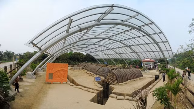 Le bunker de commandement du général de Castries. Photo: https://thoidai.com.vn