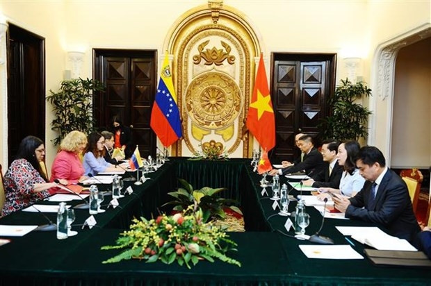 La 9e Consultation politique Vietnam - Venezuela. Photo : VNA.