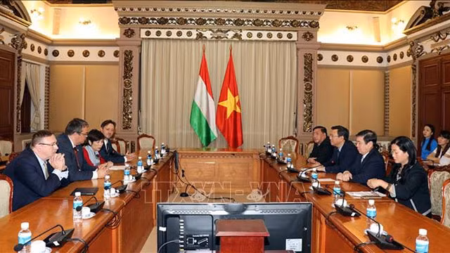 Une vue générale de la rencontre. Photo : VNA